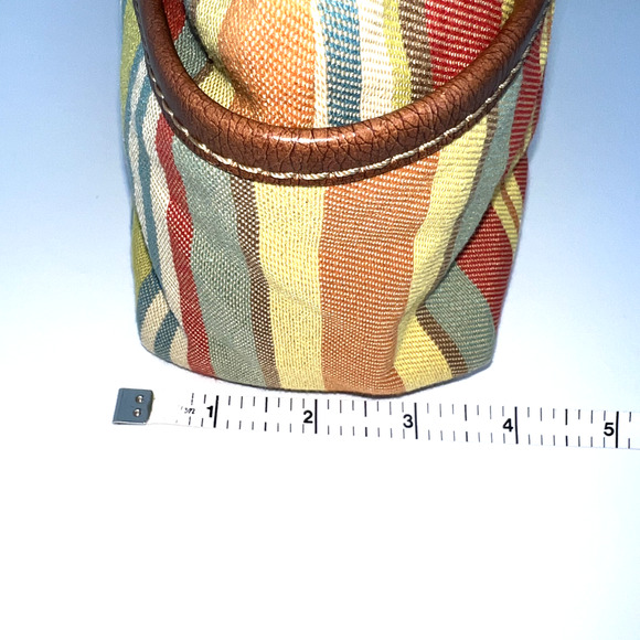 Fossil Desert Stripe Hobo Shoulder Bag Purse - Picture 7 of 11
